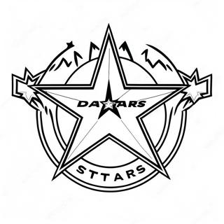 Kolorowanka Z Logo Dallas Stars 68492-56476