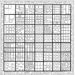 Kolorowanka Z Siatka Gry Tetris 68542-56524