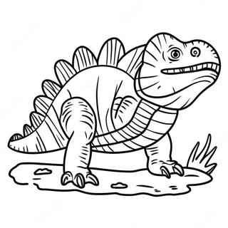 Dimetrodon Kolorowanki