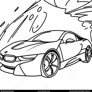 Kolorowanka Futurystyczny Design Bmw I8 69234-57059