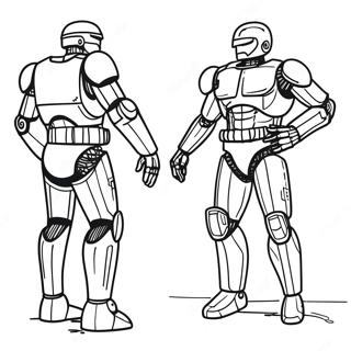 Kolorowanka Robocopa W Akcji 69314-57127