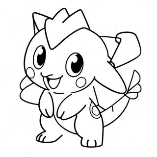 Legendarny Chibi Pokemon Kolorowanki