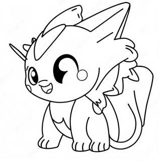 Kolorowanka Z Legendarnym Chibi Pokemonem 69383-57178