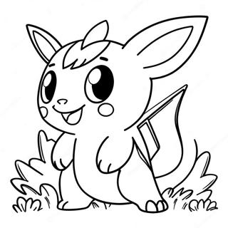 Kolorowanka Z Legendarnym Chibi Pokemonem 69383-57179