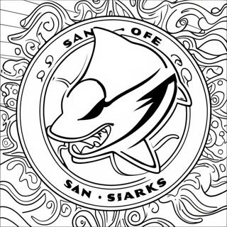 Kolorowanka Logo San Jose Sharks 69713-57438