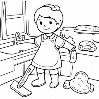 Zabawne Obowiazki Strona Kolorowanki 69854-57772