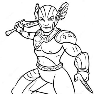 Wojownik Navi W Bitwie Kolorowanka 69944-57844