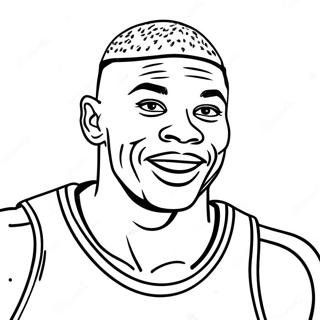 Kolorowanka Russell Westbrook 70323-58127