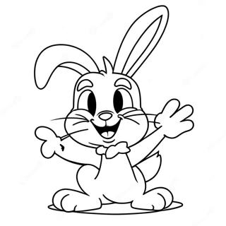 Kolorowanka Bugs Bunny W Czapce Swietego Mikolaja 70554-58337