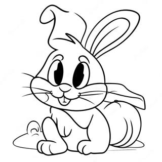 Kolorowanka Bugs Bunny W Czapce Swietego Mikolaja 70554-58340