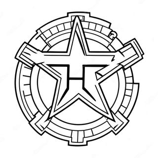 Kolorowanka Logo Houston Astros 70603-58367