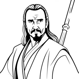 Kolorowanka Qui Gon Jinn 70753-58482