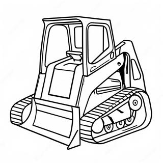 Kolorowanka Ciezkiego Sprzetu Skid Steer 7104-5778