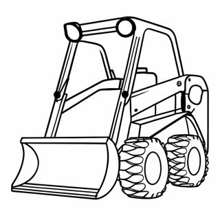 Kolorowanka Ciezkiego Sprzetu Skid Steer 7104-5779