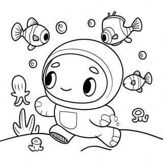 Kolorowanka Uroczy Vegimal Octonauts Na Podwodnej Przygody 71984-59470