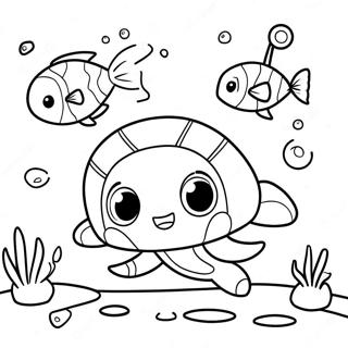 Kolorowanka Uroczy Vegimal Octonauts Na Podwodnej Przygody 71984-59472