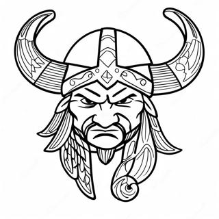 Kolorowanka Z Logo Minnesota Vikings 7284-5924