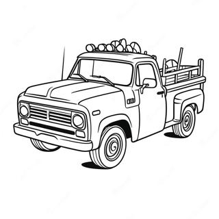 Kolorowanka Pickup Truck 72934-60216