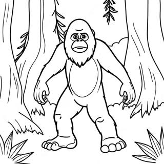 Sneaky Sasquatch W Lesie Kolorowanka 73135-60384