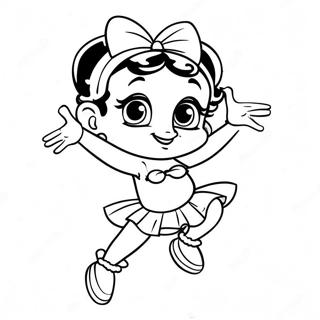 Betty Boop Tanczaca Kolorowanka 732-585