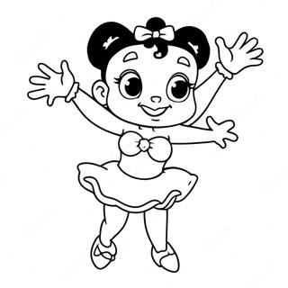 Betty Boop Tanczaca Kolorowanka 732-586