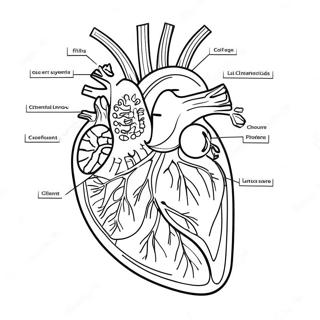 Kolorowanka Diagramu Ukladu Krazenia 73324-60543