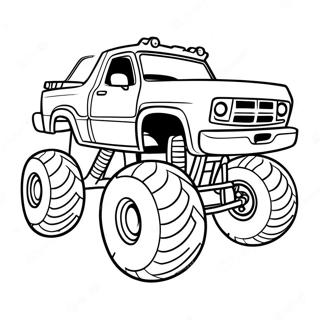 Strona Monster Truck Bigfoot Kolorowanki