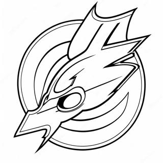 Kolorowanka Z Logo Tampa Bay Lightning 74315-61310