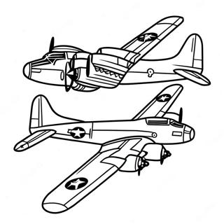 Kolorowanka B 17 Bomber 74395-61376