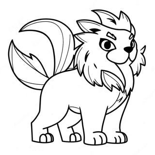 Arcanine Kolorowanki