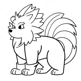 Kolorowanka Arcanine 74415-61402