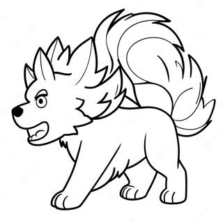 Arcanine Kolorowanki