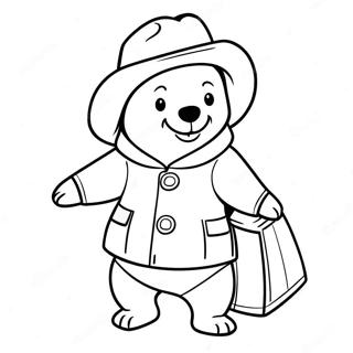 Miś Paddington Kolorowanki