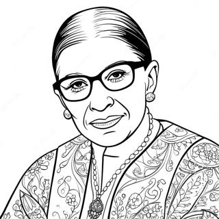 Kolorowanka Ruth Bader Ginsburg 74555-61499