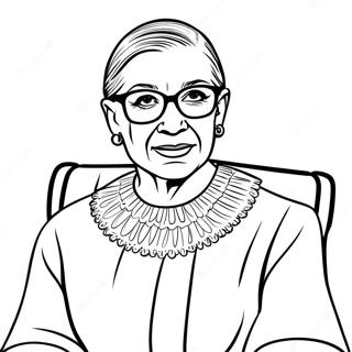 Kolorowanka Ruth Bader Ginsburg 74555-61500