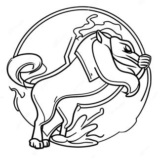 Kolorowanka Z Logo Detroit Lions 7644-6210