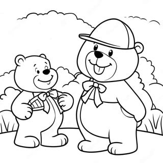 Kolorowanka Misiow Berenstain 7734-6284