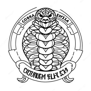 Kolorowanka Z Logo Cobra Kai 7964-6467