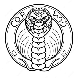 Kolorowanka Z Logo Cobra Kai 7964-6468