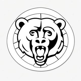 Kolorowanka Z Logo Chicago Bears 8084-6562