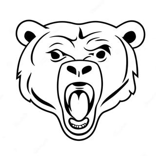 Kolorowanka Z Logo Chicago Bears 8084-6564