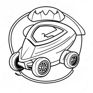 Kolorowanka Z Logo Rocket League 8395-6798