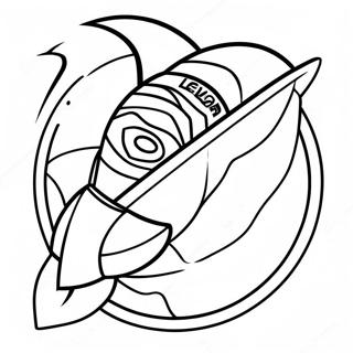 Kolorowanka Z Logo Rocket League 8395-6799