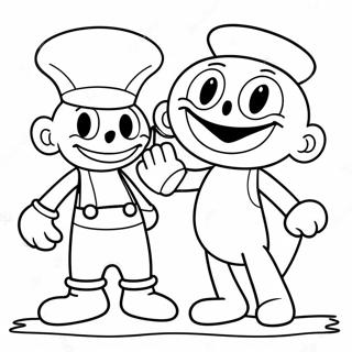 Kolorowanka Przygoda Cuphead I Mugman 892-713