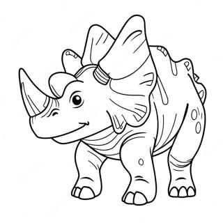 Triceratops Kolorowanki