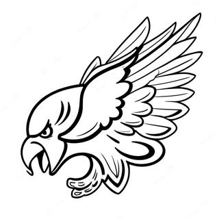 Kolorowanka Logo Philadelphia Eagles 901-719