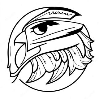 Kolorowanka Logo Philadelphia Eagles 901-720