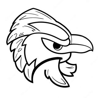 Kolorowanka Z Maskotka Philadelphia Eagles 902-721