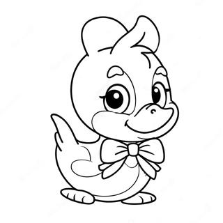 Urocza Daisy Duck W Kokardzie Kolorowanka 922-738