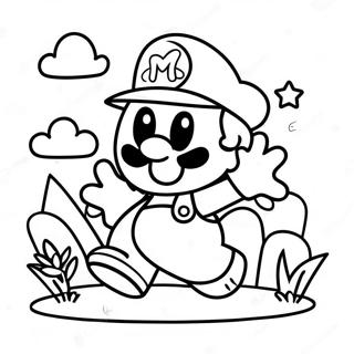 Wesola Kolorowanka Przygod Paper Mario 9367-7649